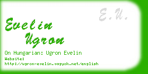 evelin ugron business card